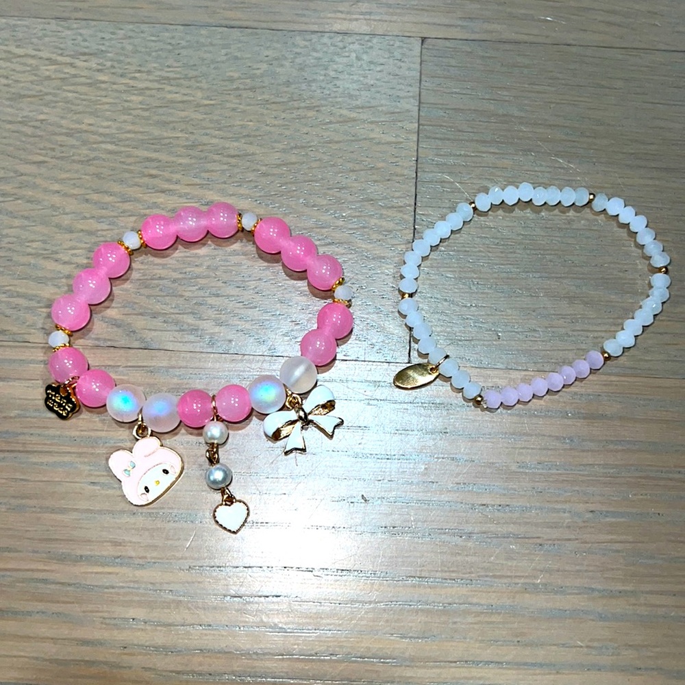 Hand Made Bead Bracelet Set